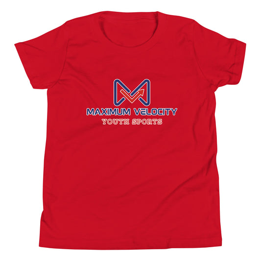 Performance | Youth T-Shirt | Maximum Velocity Youth Sports | Emblem Logo