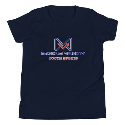 Performance | Youth T-Shirt | Maximum Velocity Youth Sports | Emblem Logo