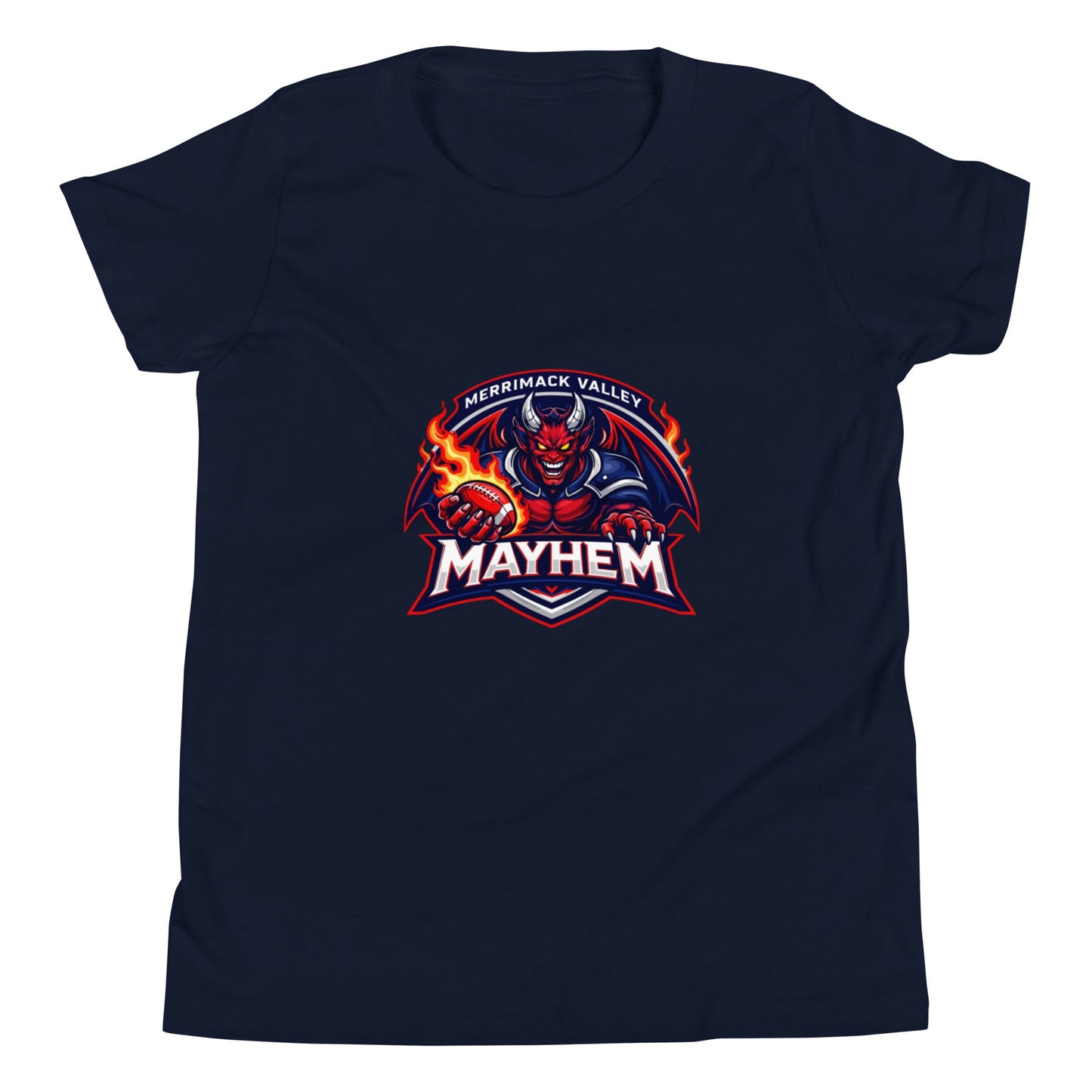 Performance | Youth T-Shirt | Merrimack Valley Mayhem | Overlord Crest Logo