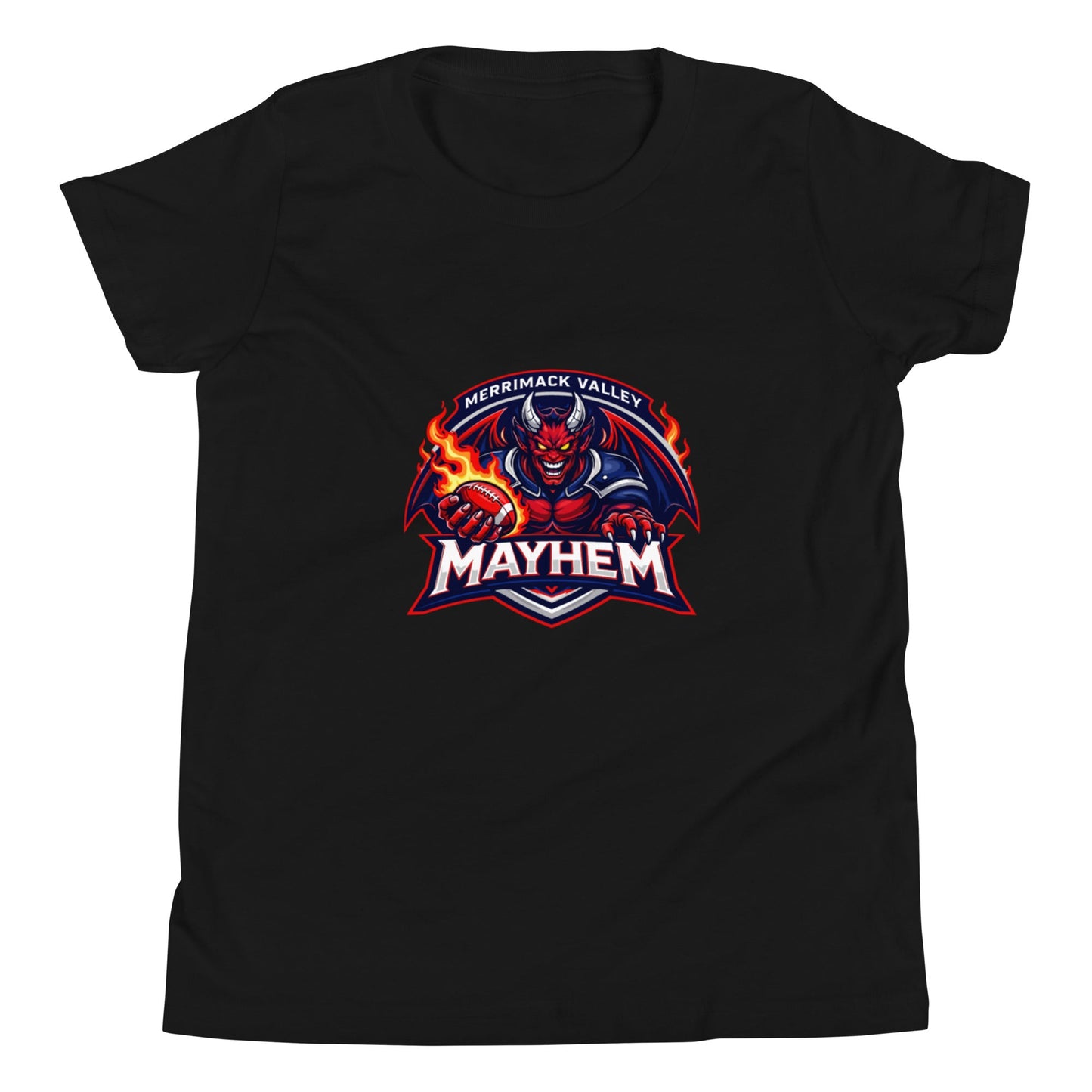 Performance | Youth T-Shirt | Merrimack Valley Mayhem | Overlord Crest Logo