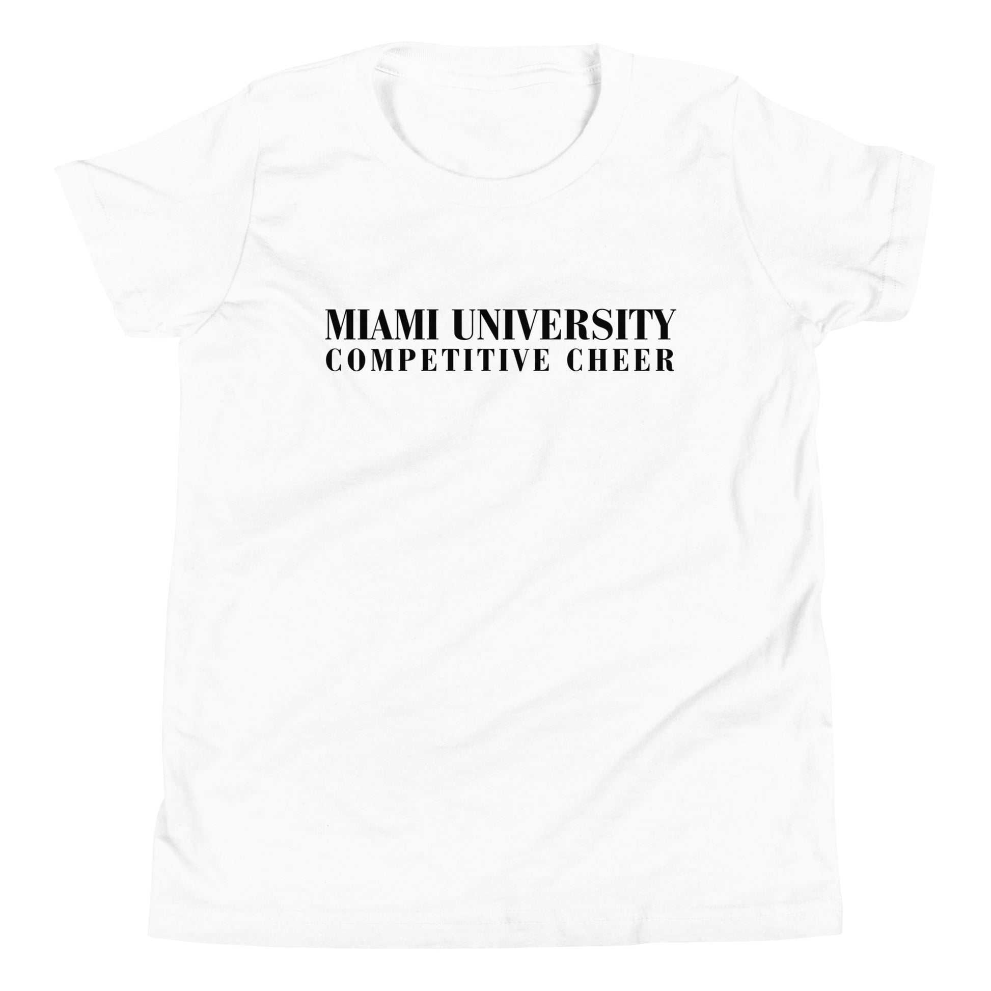Performance | Youth T-Shirt | Miami University Competitive Cheer Team | Alt Logo