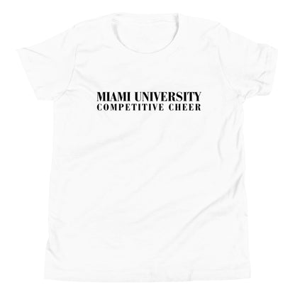Performance | Youth T-Shirt | Miami University Competitive Cheer Team | Alt Logo