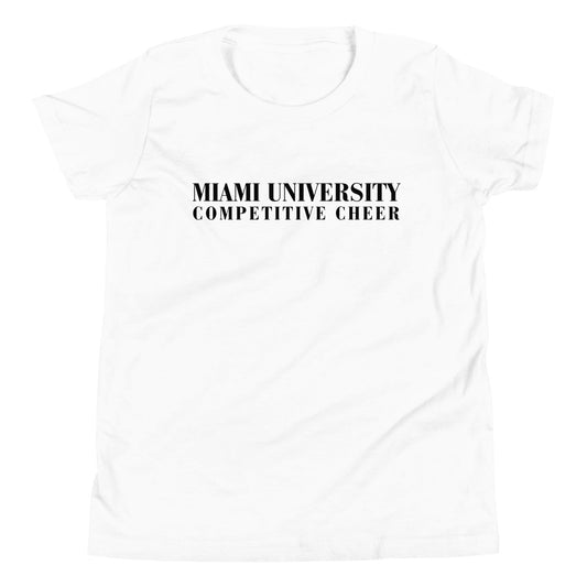 Performance | Youth T-Shirt | Miami University Competitive Cheer Team | Alt Logo