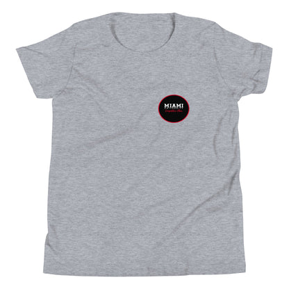 Performance | Youth T-Shirt | Miami University Competitive Cheer Team | Badge Logo