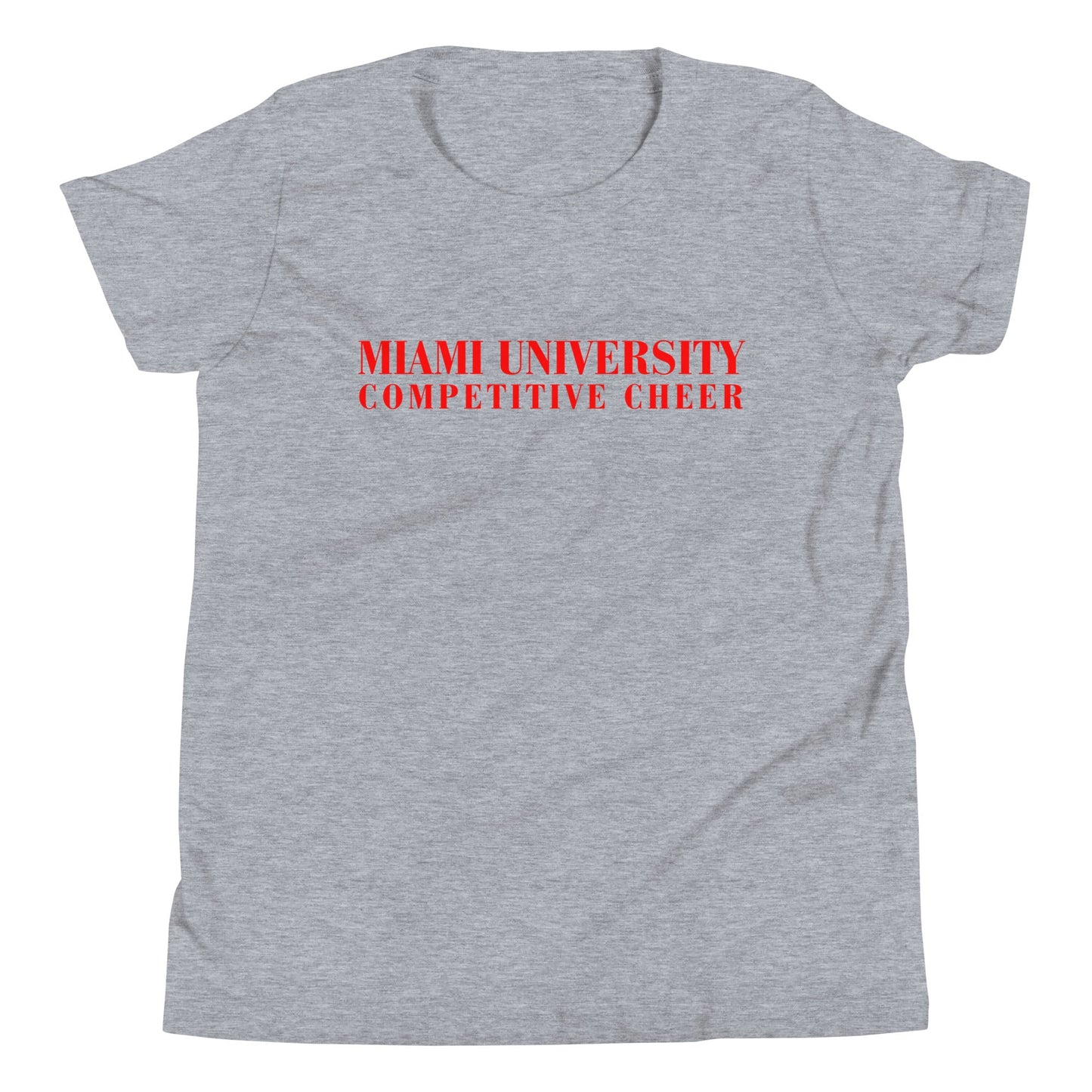 Performance | Youth T-Shirt | Miami University Competitive Cheer Team