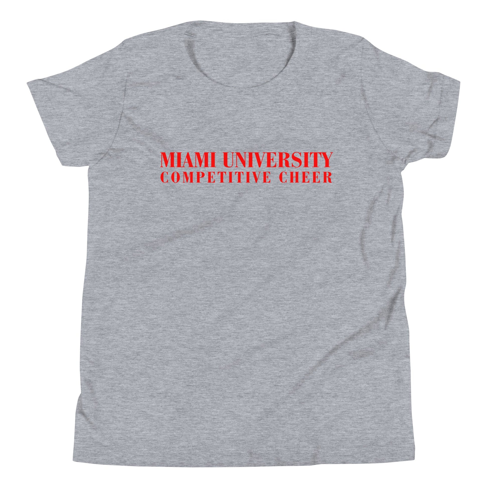 Performance | Youth T-Shirt | Miami University Competitive Cheer Team