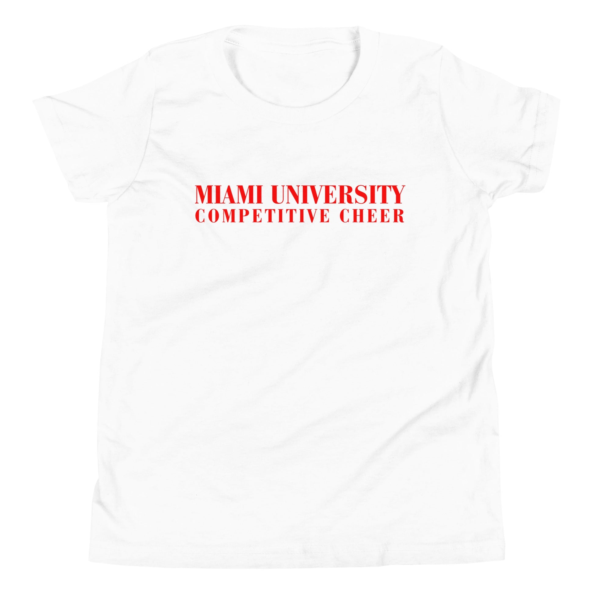 Performance | Youth T-Shirt | Miami University Competitive Cheer Team