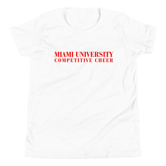 Performance | Youth T-Shirt | Miami University Competitive Cheer Team