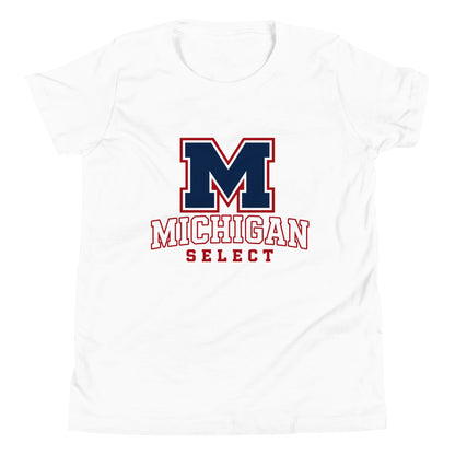 Performance | Youth T-Shirt | Michigan Select Baseball | Emblem Logo