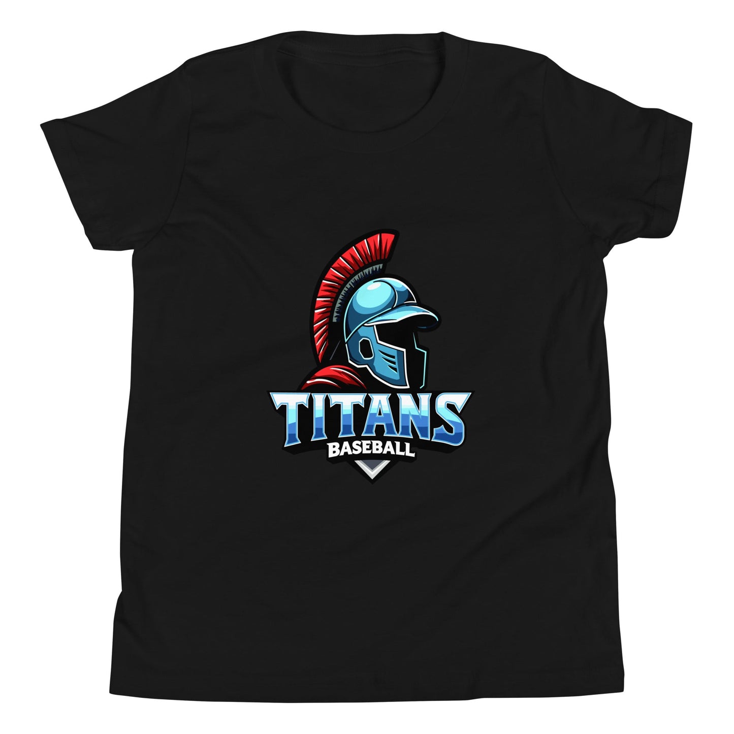 Performance | Youth T-Shirt | Mighty Titans Baseball | Crest Logo