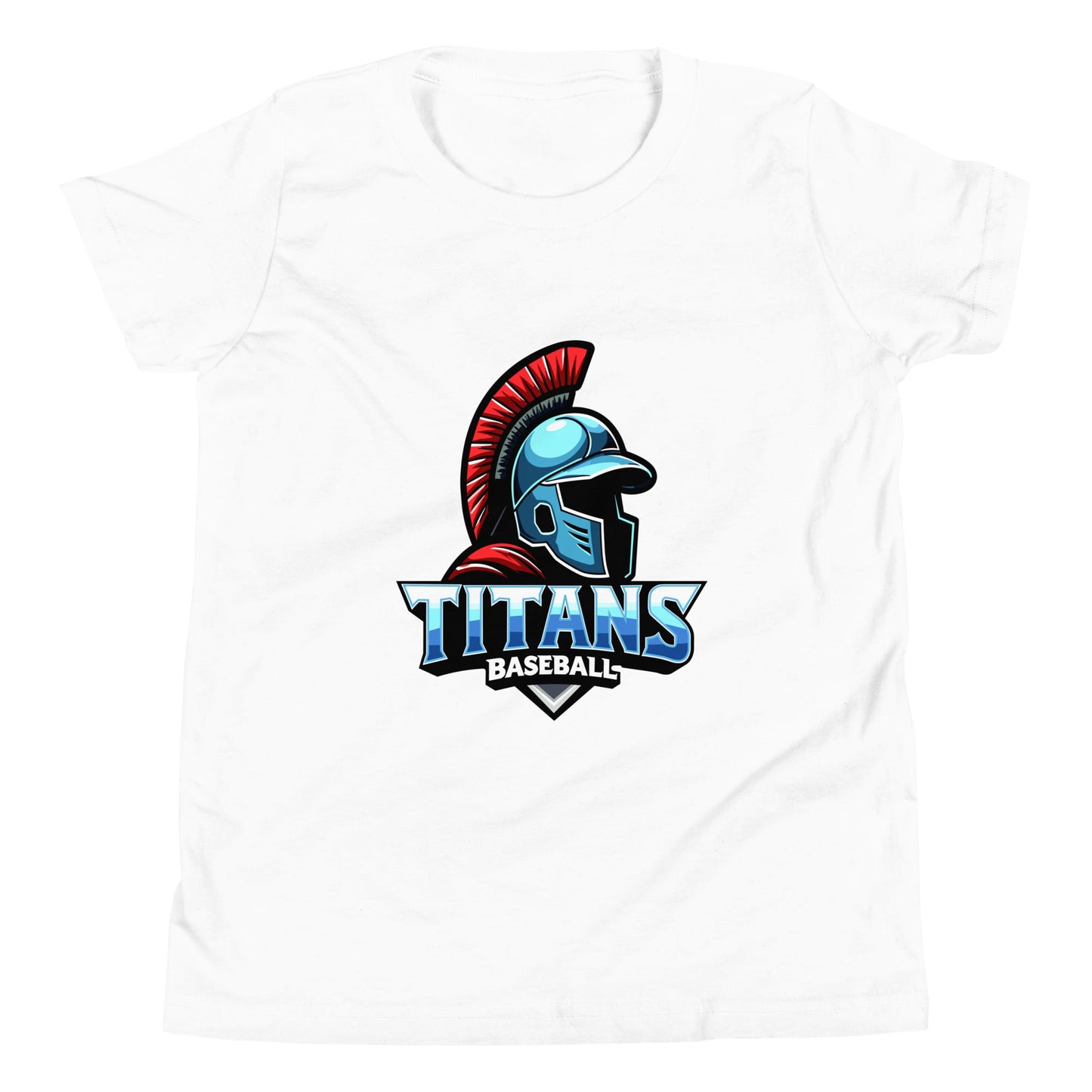 Performance | Youth T-Shirt | Mighty Titans Baseball | Crest Logo