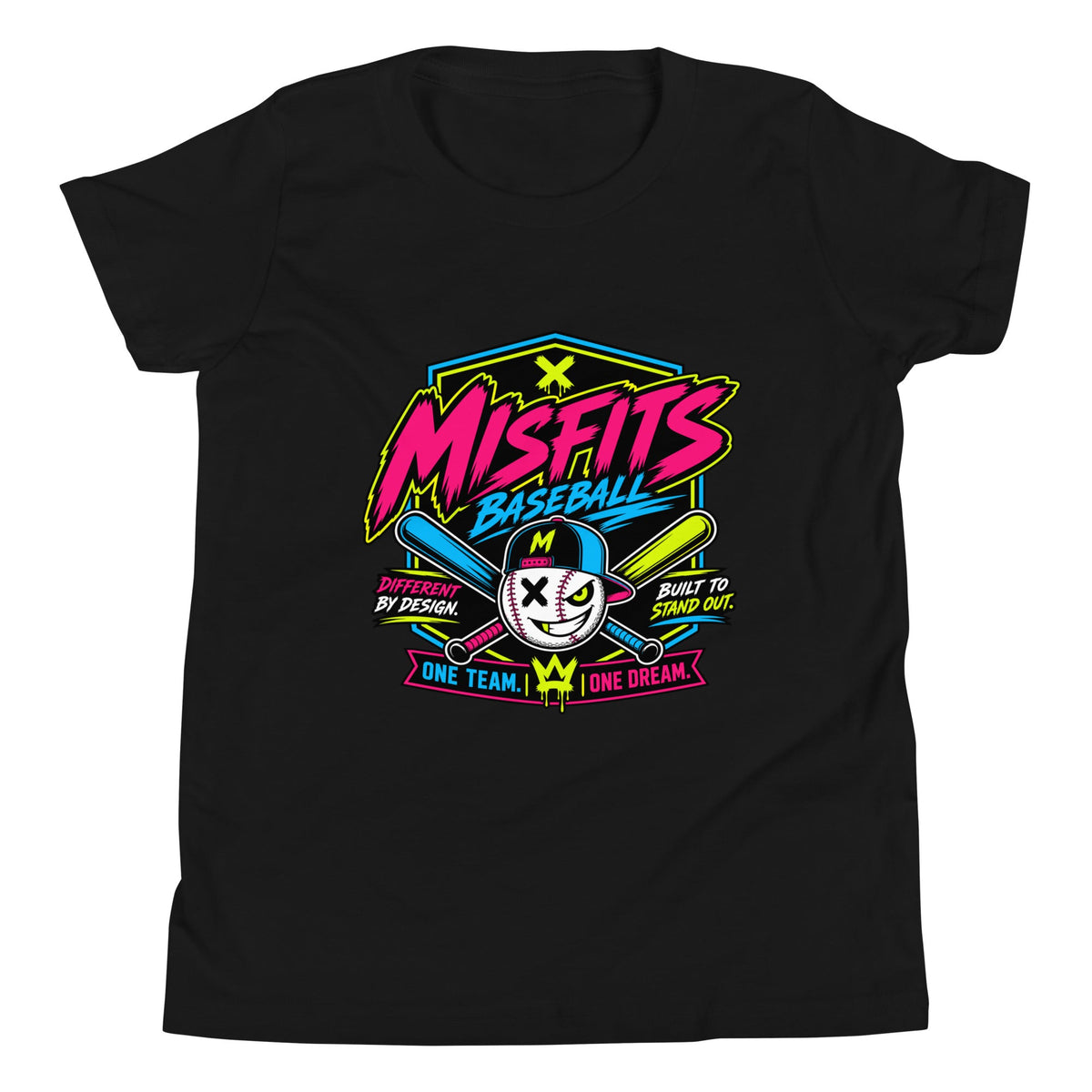 Performance | Youth T-Shirt | Misfits Baseball | Valor Logo