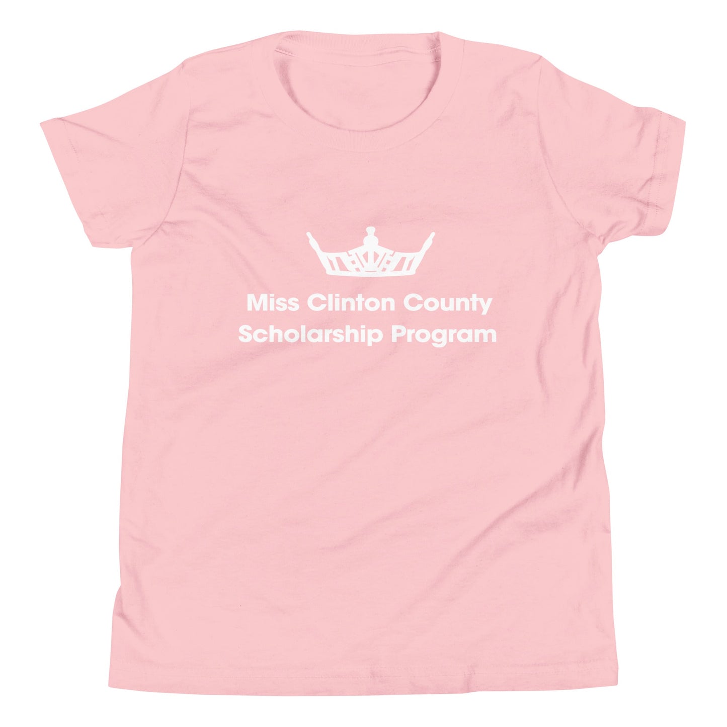 Performance | Youth T-Shirt | Miss Clinton County Scholarship Program | Alt Logo