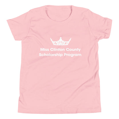 Performance | Youth T-Shirt | Miss Clinton County Scholarship Program | Alt Logo