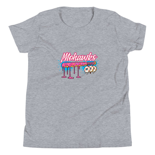 Performance | Youth T-Shirt | Mohawks | Pink Batters Logo