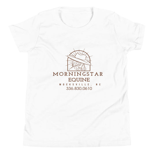 Performance | Youth T-Shirt | Morningstar Equine | Morningstar Equine Burnt Logo