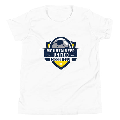 Performance | Youth T-Shirt | Mountaineer United Soccer Club | Alpine Crest Logo