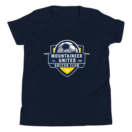Performance | Youth T-Shirt | Mountaineer United Soccer Club | Alpine Crest Logo
