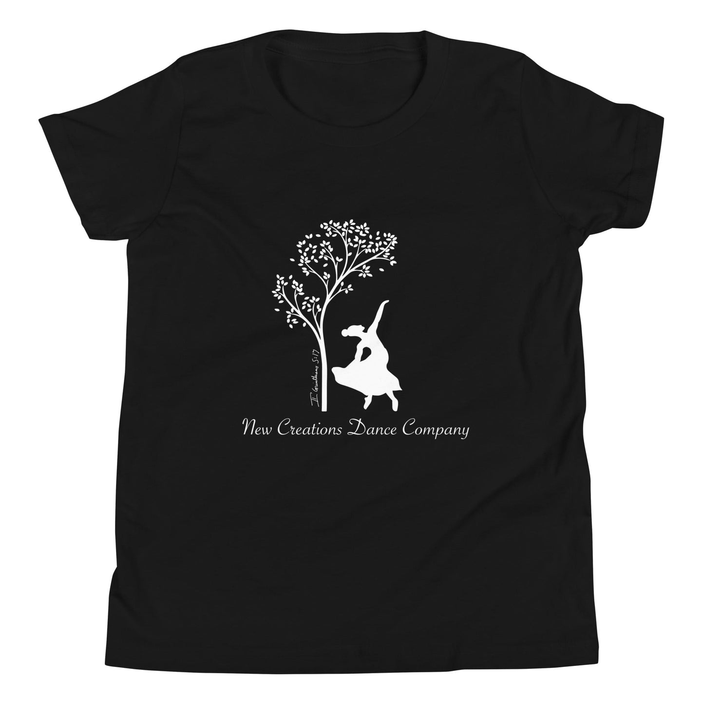 Performance | Youth T-Shirt | New Creations Dance Company | Alt Logo