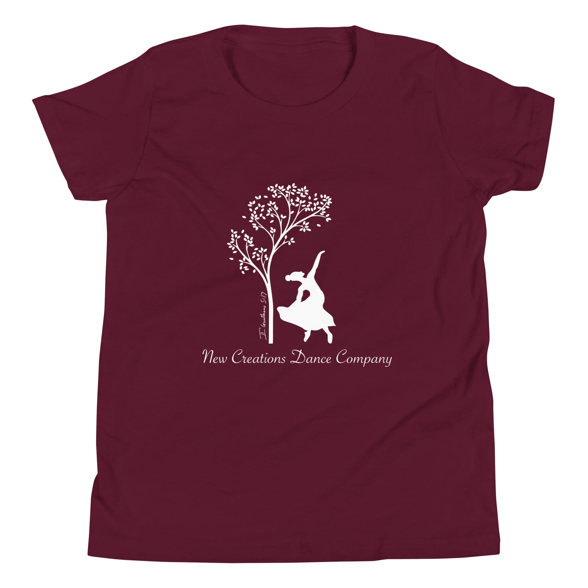 Performance | Youth T-Shirt | New Creations Dance Company | Alt Logo