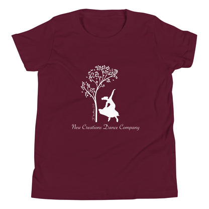 Performance | Youth T-Shirt | New Creations Dance Company | Alt Logo