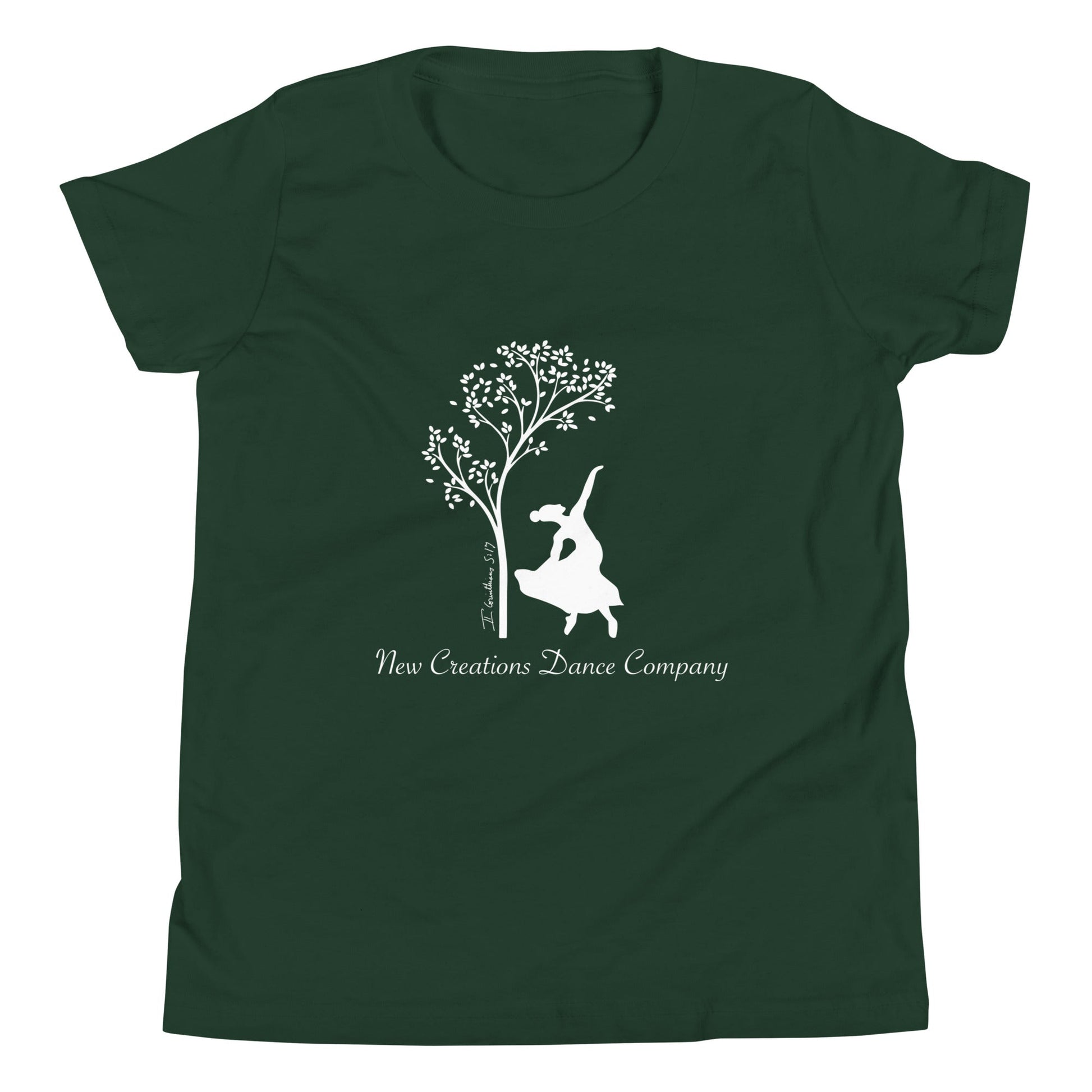 Performance | Youth T-Shirt | New Creations Dance Company | Alt Logo
