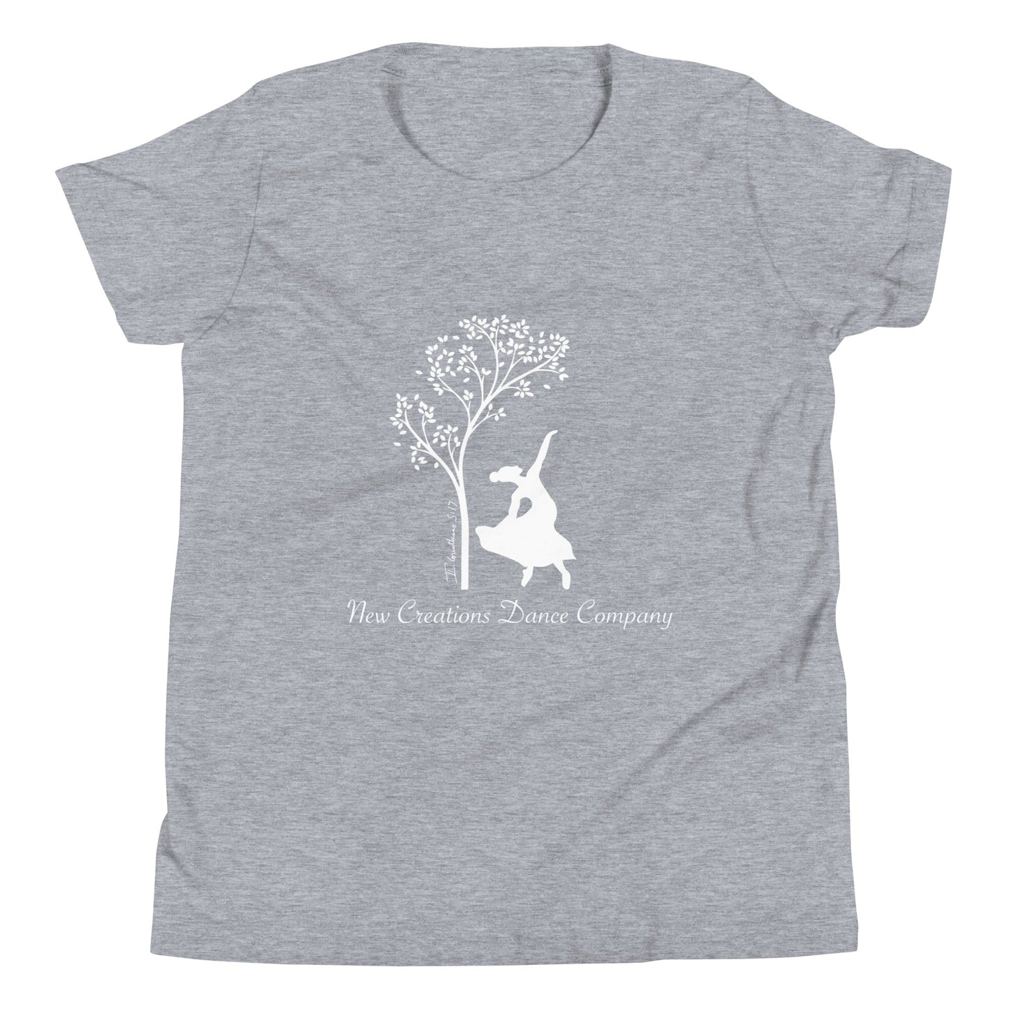 Performance | Youth T-Shirt | New Creations Dance Company | Alt Logo