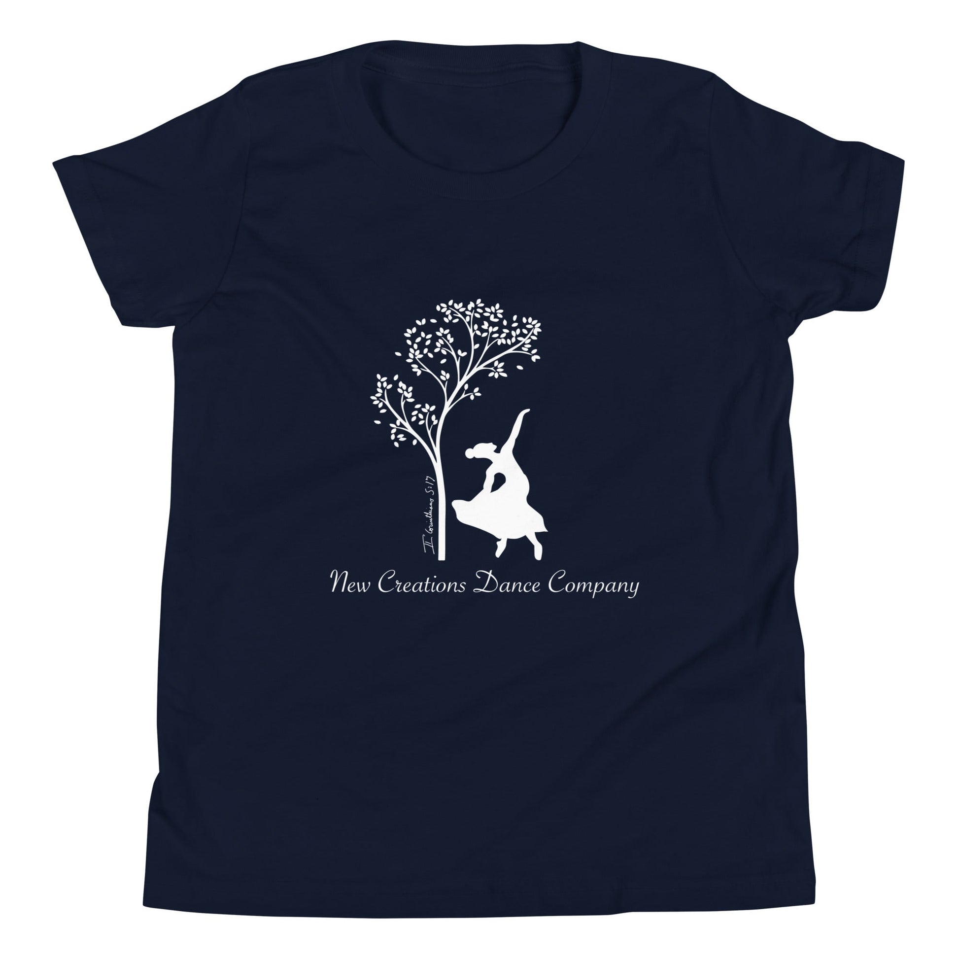 Performance | Youth T-Shirt | New Creations Dance Company | Alt Logo