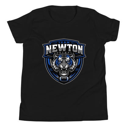 Performance | Youth T-Shirt | Newton Youth football league | Shield Logo