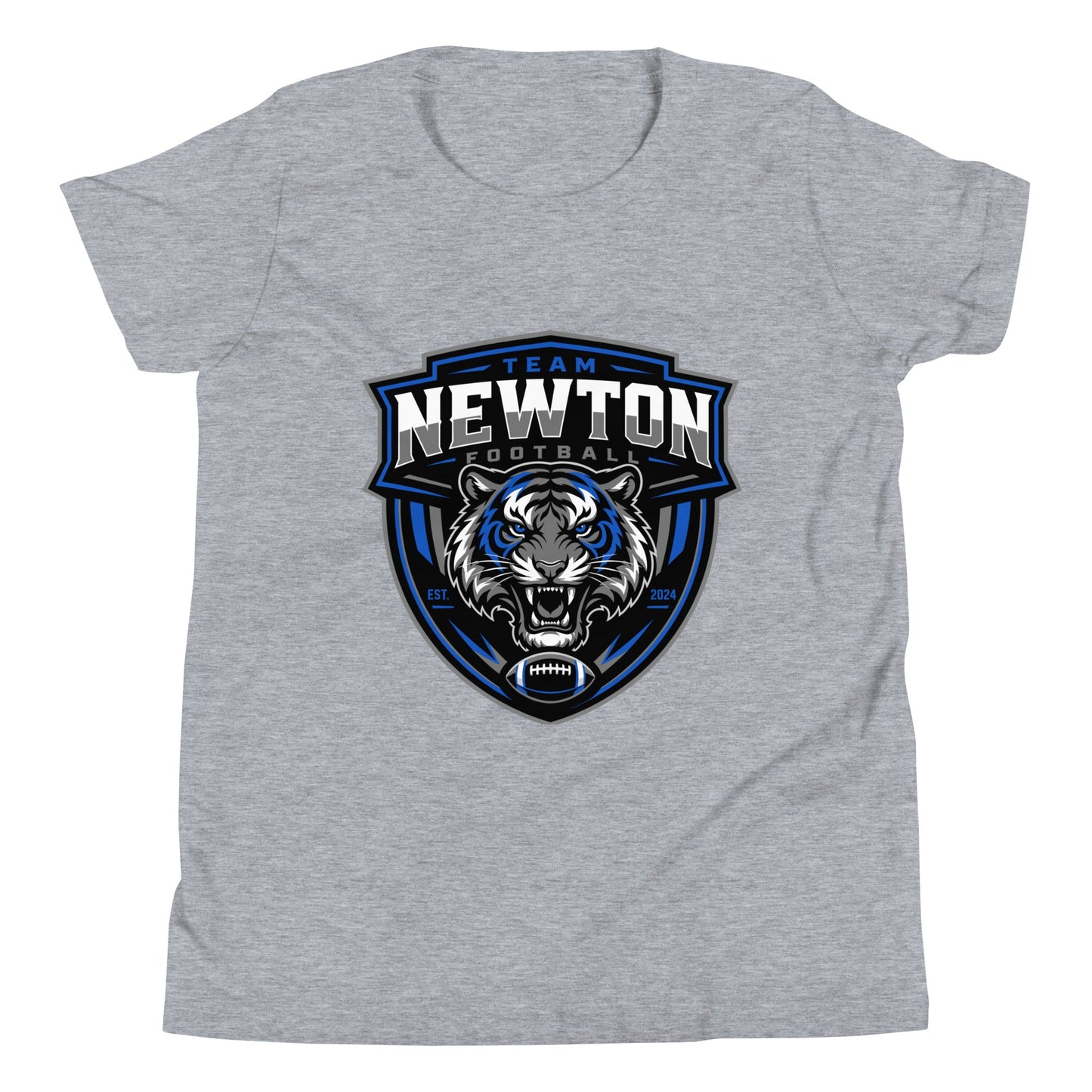 Performance | Youth T-Shirt | Newton Youth football league | Shield Logo