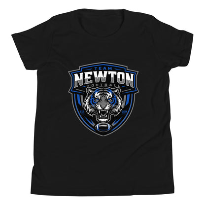 Performance | Youth T-Shirt | Newton Youth football league | Shield Logo