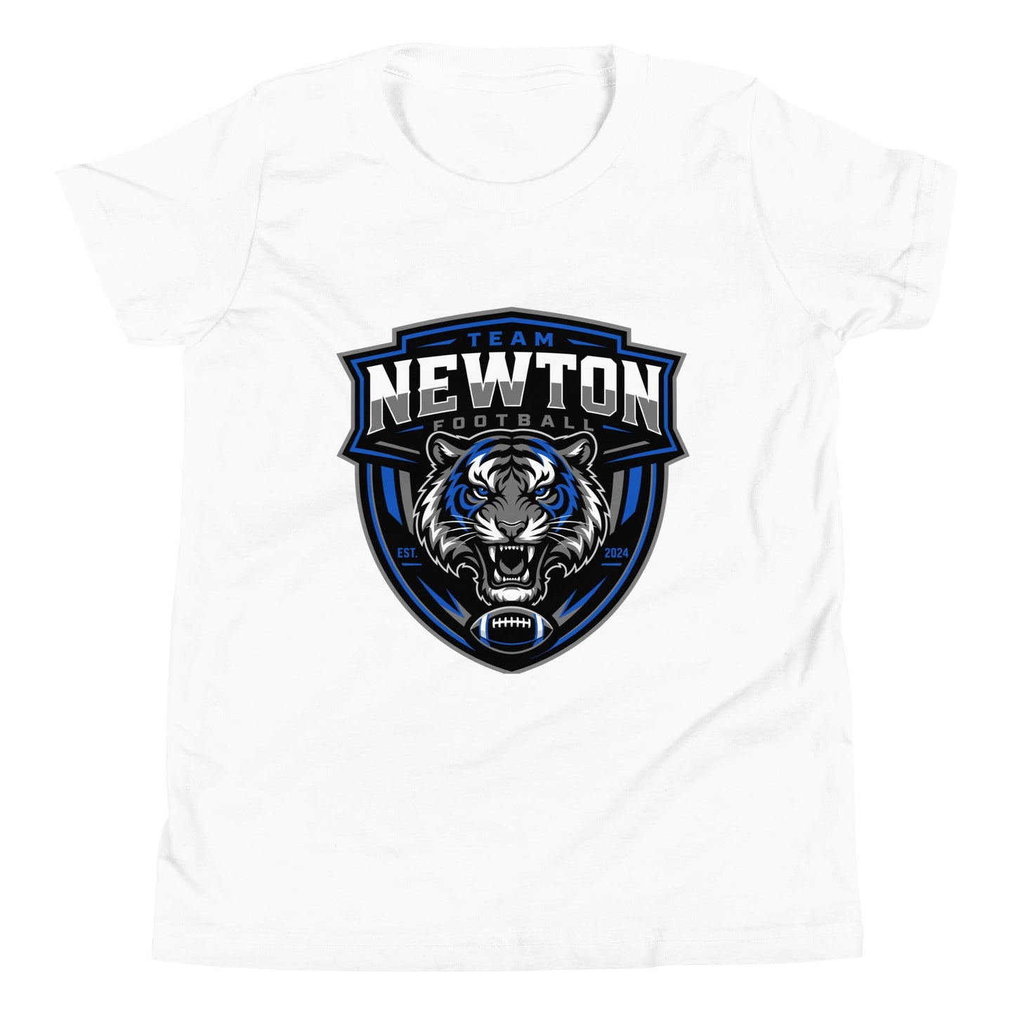 Performance | Youth T-Shirt | Newton Youth football league | Shield Logo