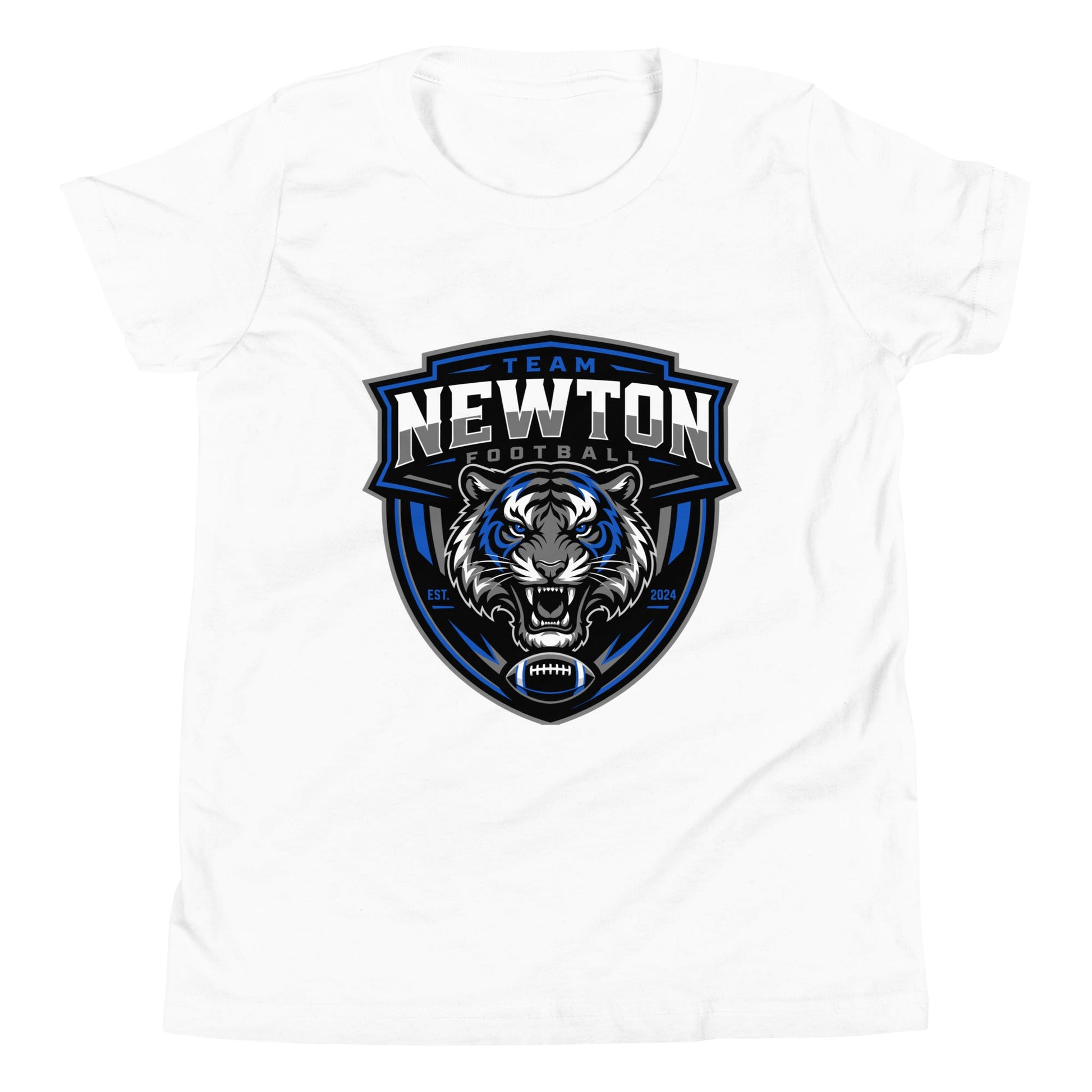 Performance | Youth T-Shirt | Newton Youth football league | Shield Logo