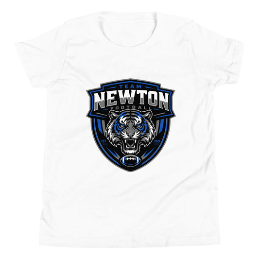 Performance | Youth T-Shirt | Newton Youth football league | Shield Logo