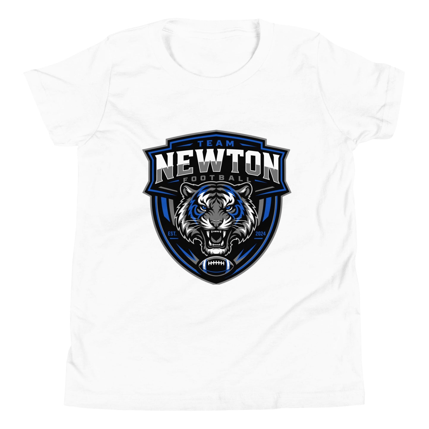 Performance | Youth T-Shirt | Newton Youth football league | Shield Logo