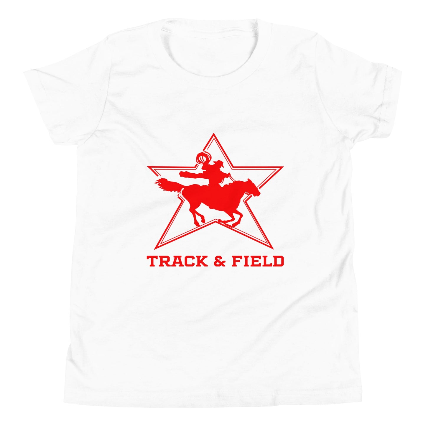 Performance | Youth T-Shirt | North Lake Track and Field | Cowboy T&F Logo