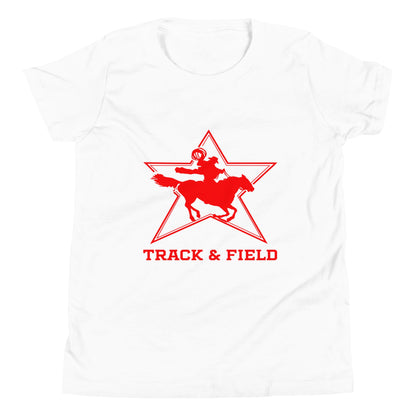 Performance | Youth T-Shirt | North Lake Track and Field | Cowboy T&F Logo