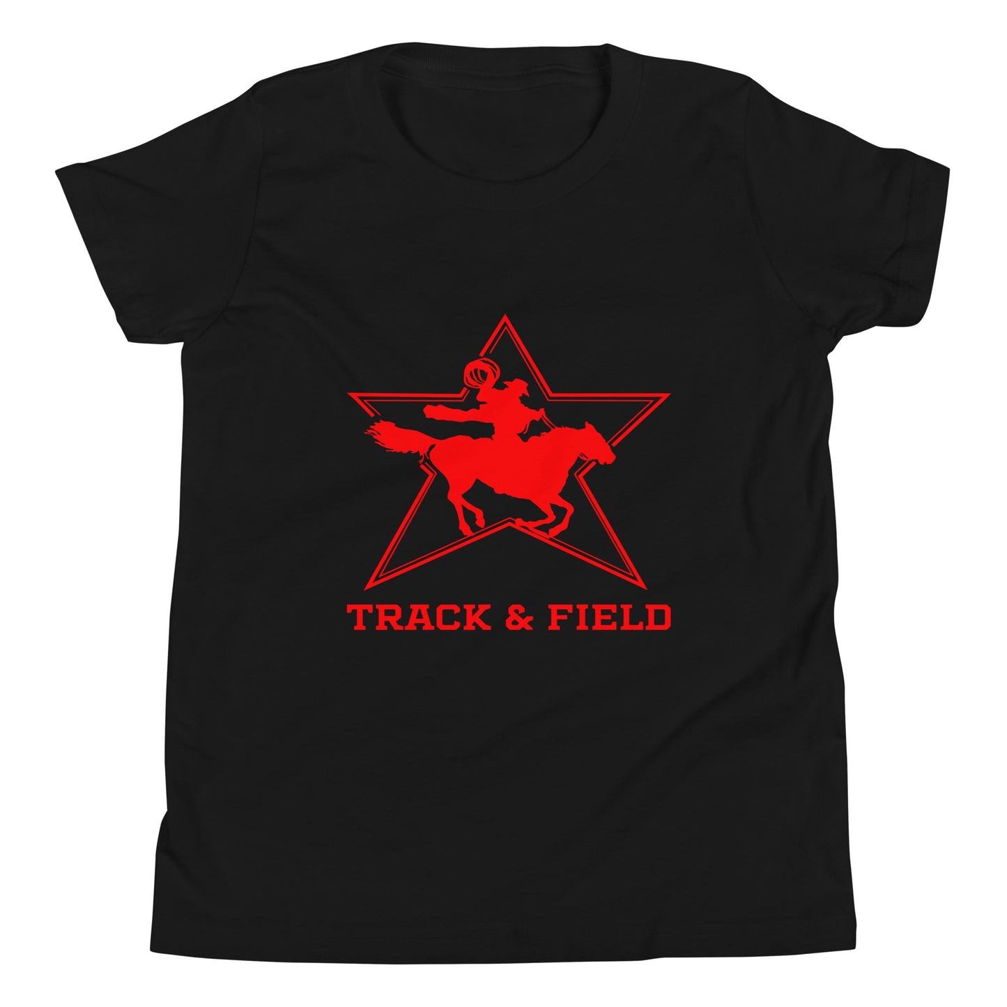 Performance | Youth T-Shirt | North Lake Track and Field | Cowboy T&F Logo