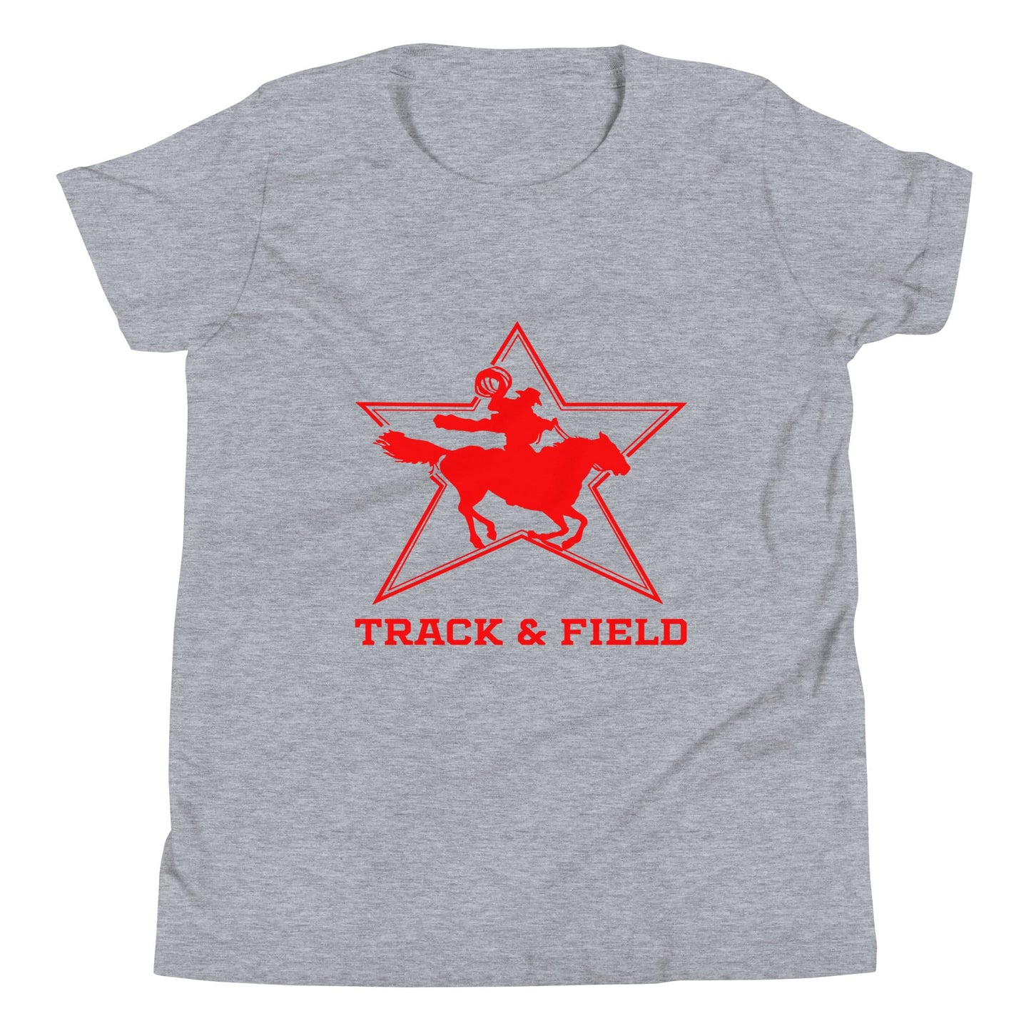 Performance | Youth T-Shirt | North Lake Track and Field | Cowboy T&F Logo