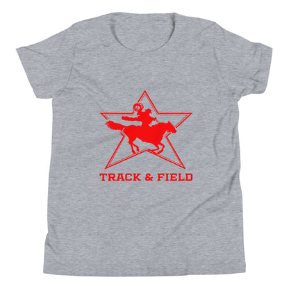 Performance | Youth T-Shirt | North Lake Track and Field | Cowboy T&F Logo