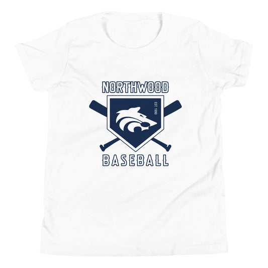 Performance | Youth T-Shirt | Northwood High School Baseball | Emblem Logo