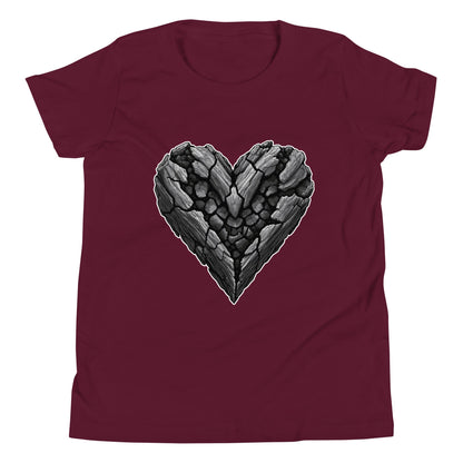 Performance | Youth T-Shirt | Obsidian Heartbeat | Emblem Logo