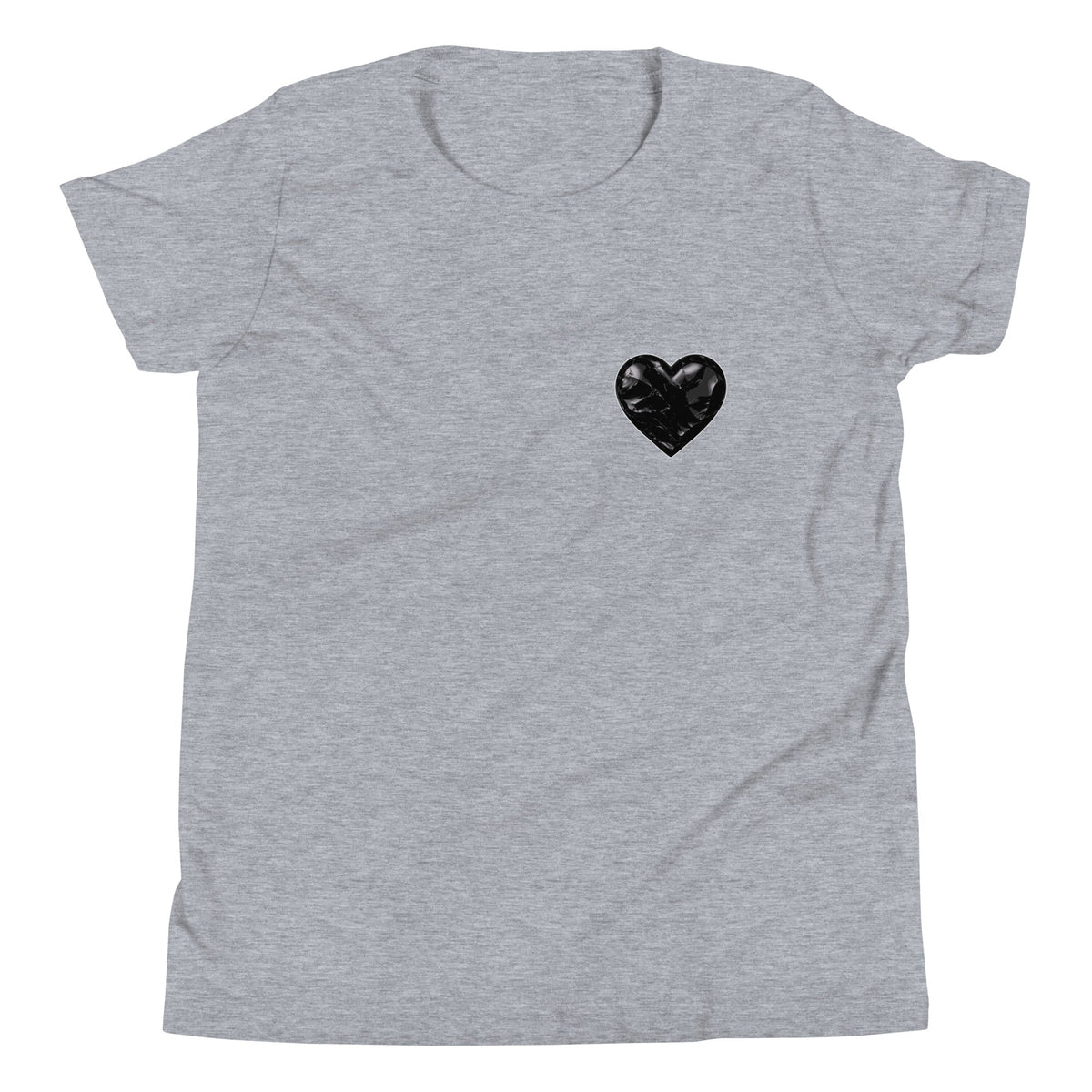 Performance | Youth T-Shirt | Obsidian Heartbeat | Heart Crest Logo