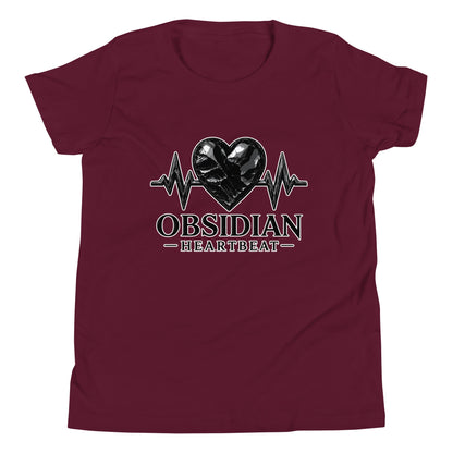 Performance | Youth T-Shirt | Obsidian Heartbeat | Pulse Athletics Logo