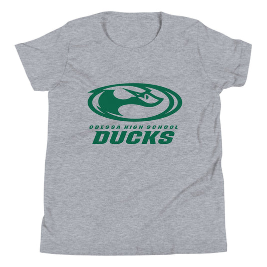 Performance | Youth T-Shirt | Odessa Girls Lacrosse | Ducks Green Logo