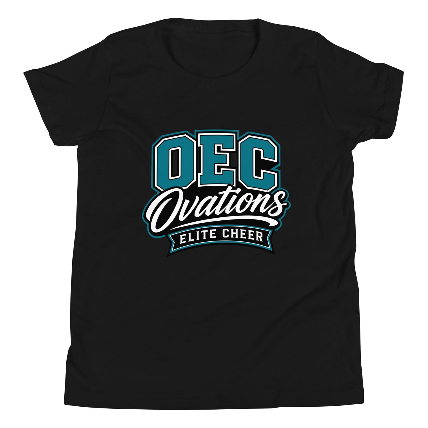 Performance | Youth T-Shirt | Ovations Elite Cheer | Crest Logo