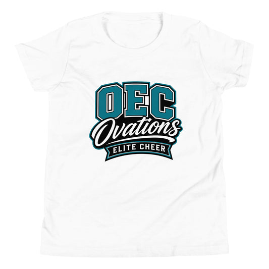Performance | Youth T-Shirt | Ovations Elite Cheer | Crest Logo