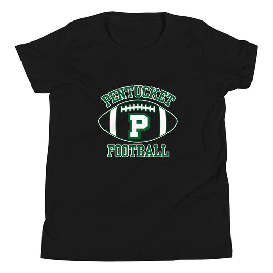 Performance | Youth T-Shirt | Pentucket Youth Football and Cheer | Varsity Badge Logo