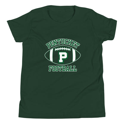 Performance | Youth T-Shirt | Pentucket Youth Football and Cheer | Varsity Badge Logo