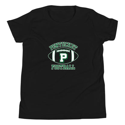 Performance | Youth T-Shirt | Pentucket Youth Football and Cheer | Varsity Badge Logo